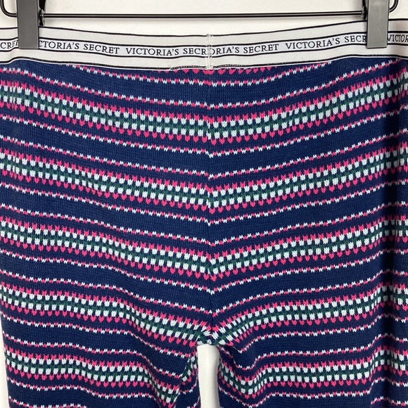 NEW Victoria's Secret Blue 2 Piece Knit  Pajama Set - Picture 10 of 16